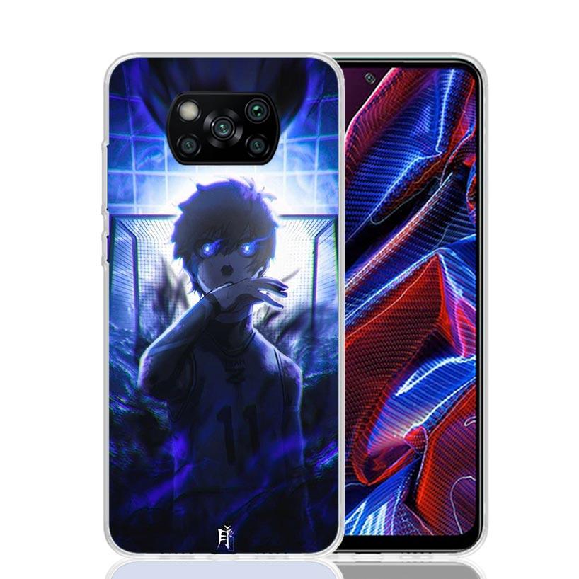 Football Anime Blue Lock Phone Case For Xiaomi Poco X7 X6 X5 Pro F7 Ultra Redmi 15C 15 13 13C 12 12C 10 10A 10C 9 9A 9C 9T Cover