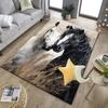 Blue Horse Dreams Office Rug Chair Mat, Entryway Carpet, Suitable for Front Door, Bedroom, Living Room, Desk, Holiday Gift