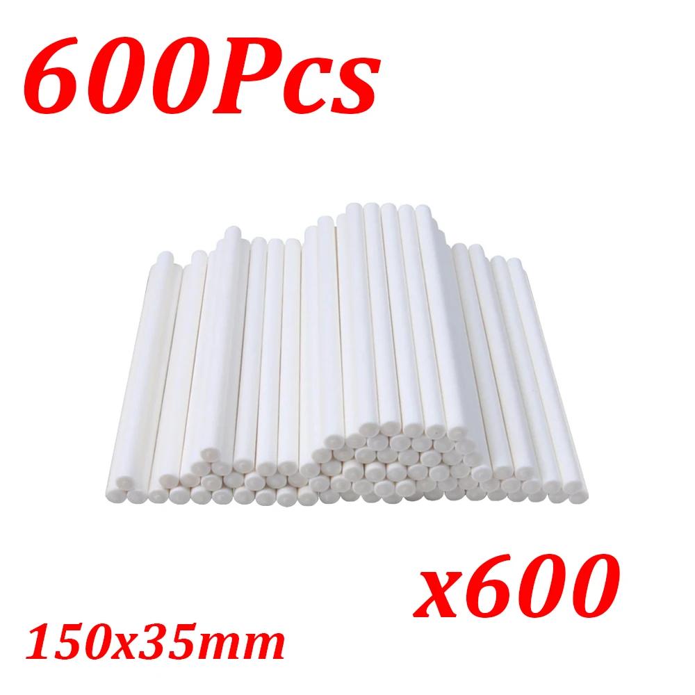 100-1000Pcs Paper Lollipop Stick Plain White Candy Lolly Pop For Party Dining Diy Making Chocolate Sucker Sticks Cake Lollipop