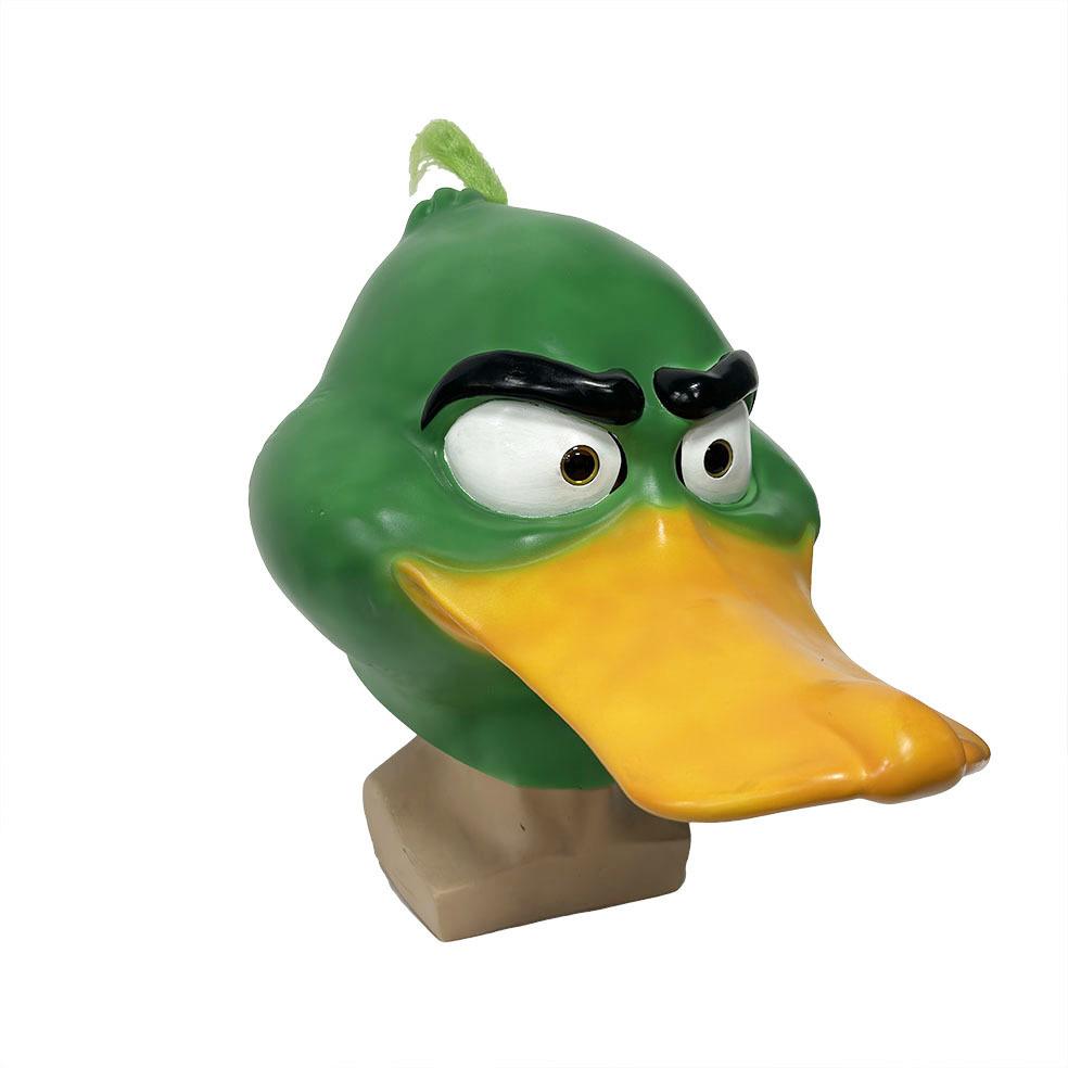 The duck flies forward Duck mask animal flying duck mic cos Performance Ball Latex Headgear Halloween Costume