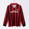 Vintage Long Sleeve Football Jersey AC Inter Milan Lazio Retro Soccer Shirt Fans