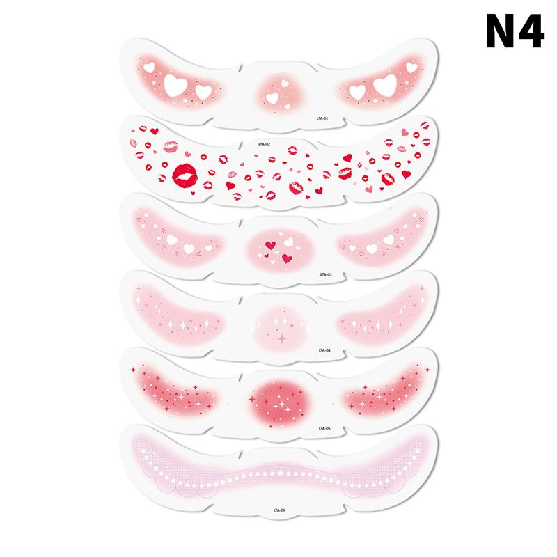 6Pcs Custom Standard New Glitter Butterfly Waterproof Scrapbook Stickers High-end Refrigerator Magnets Fashionable Sticker