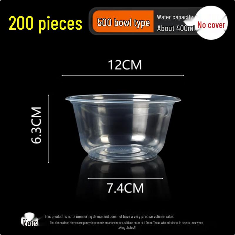 Xingdu Disposable Food-Grade Plastic Round Bowls