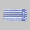 Personalized Striped Beach Towel Girls Trip Customize Logo Swimming Pool Party Bath Towels with Name Vibes Summer Favors