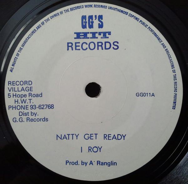 

7inch Record IROY Natty Get Ready GG011 GGs Records UK Reggae Ska Dub Used