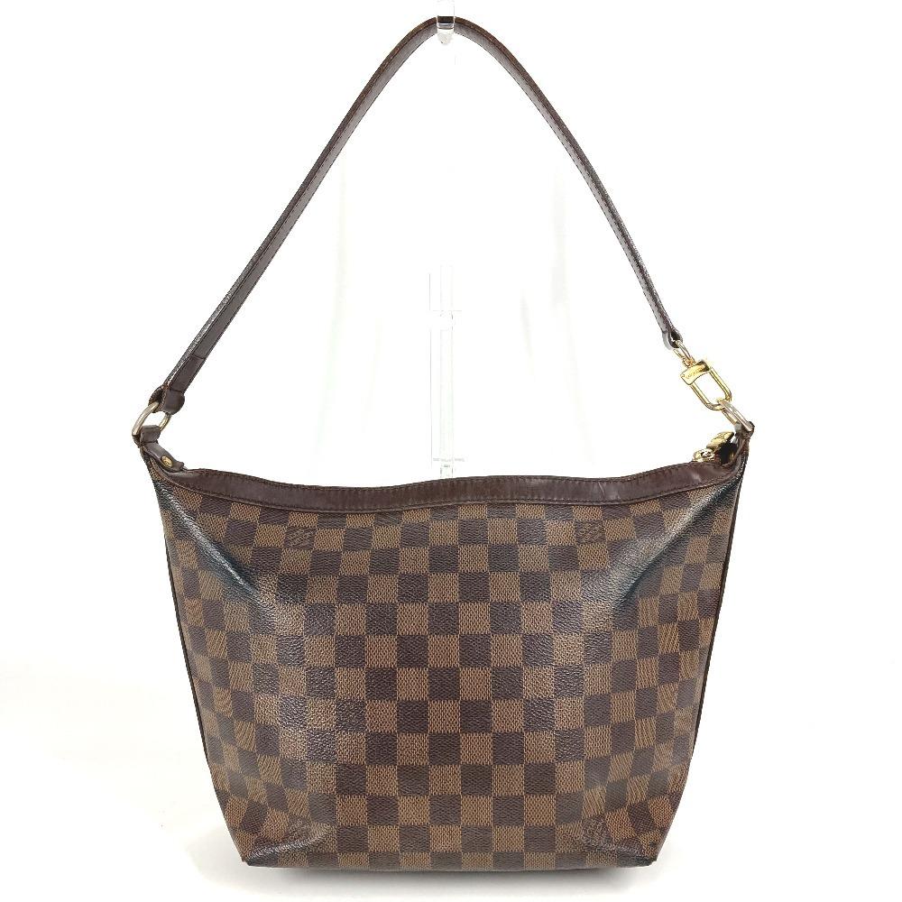Louis Vuitton N51995 Damier Illovo MM Hand Bag Shoulder Bag Canvas Ebene Brown