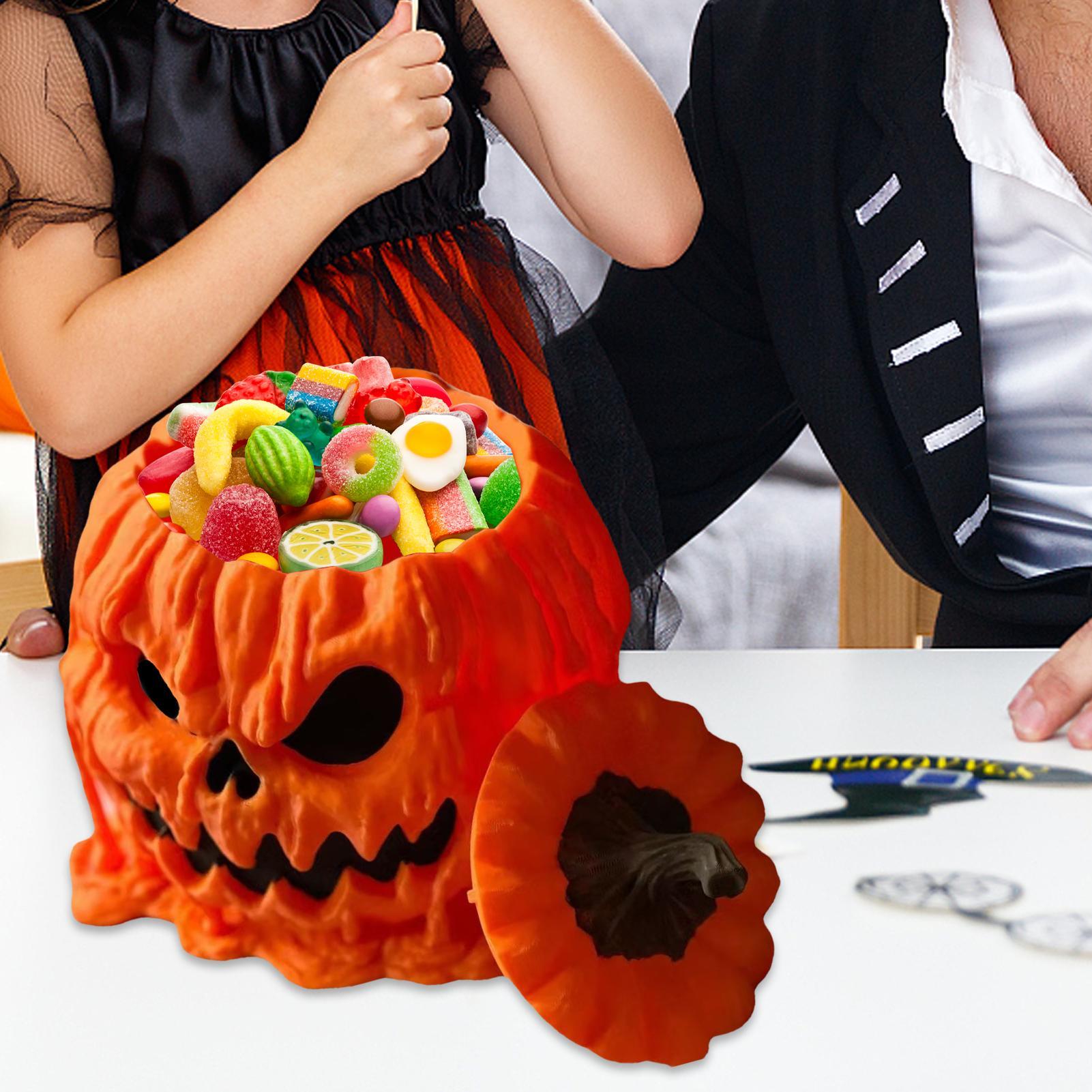 

Halloween Candy Bowl Pumpkin Snack Container Funny Decorative Candy Bowl for Table Entryway Buffet Kitchen Wedding Halloween China Mainland