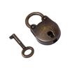 Zinc Zinc Zinc Alloy Mini Travel Wedding Jewelry Box with Key Locks Hardware Bear Head Lock Archaize Padlock