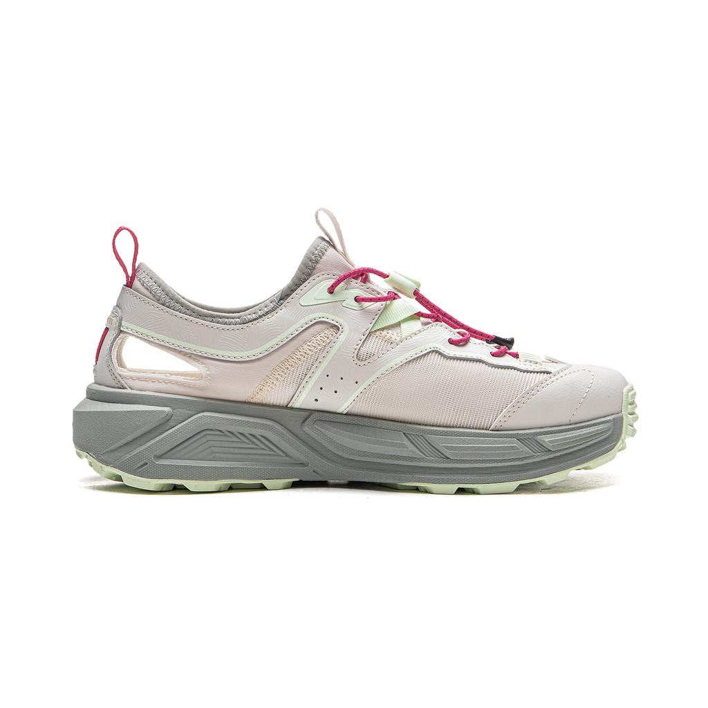 Li Ning Outdoor CF Tracing Outdoor Shoes Women's Low top Rock White Gray AHUW004-1