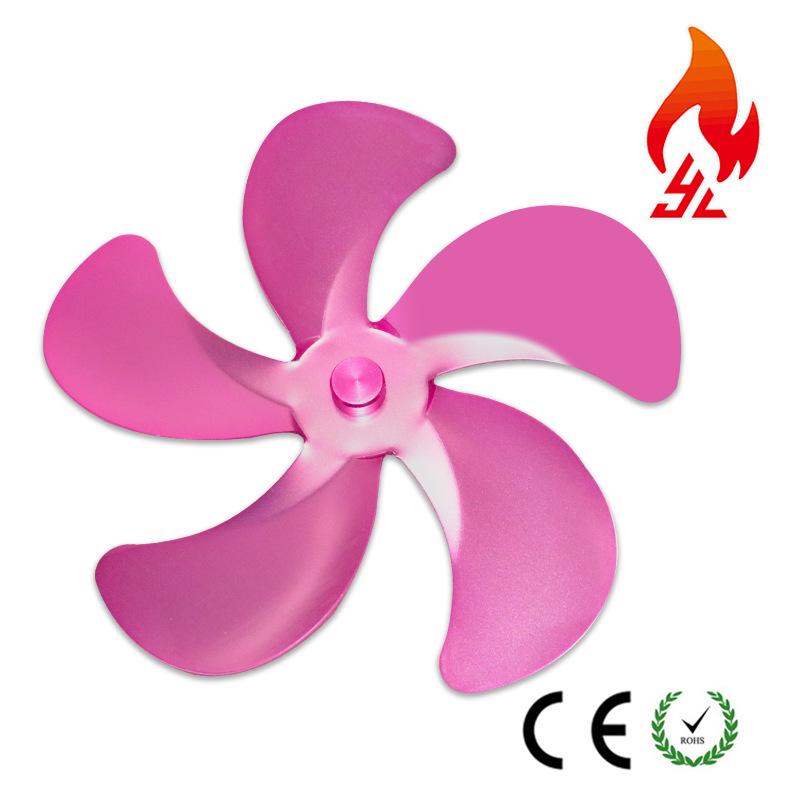 5-Blade Aluminum Alloy Fireplace Fan, Large Wind Power, 172MM Diameter (2021)