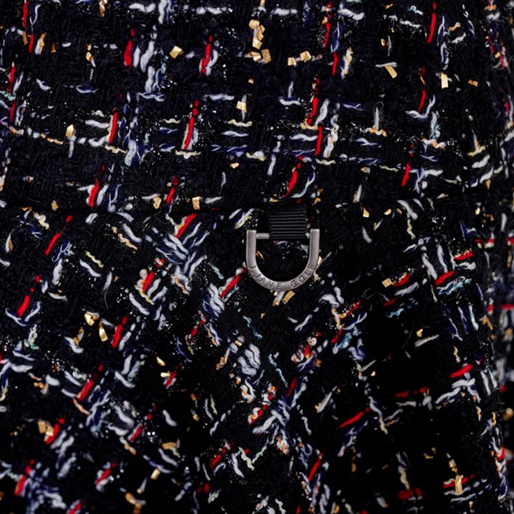 J.JANE Tweed Flower Skirt (Black)