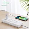 BULL 8-Outlet Master Control Power Strip with Overload Protection CN plug (adapter included)