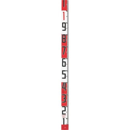 Tajima Shimron Rod, 60mm Wide, 2m Long, 20cm Double-Sided Red and White, SYR-02P