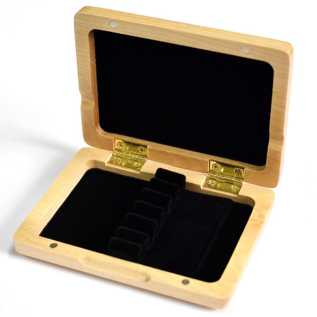 Marigo Wooden Reed Case for Oboe of Natural (Set 6) Color