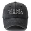 Fashion Washed Cotton MAMA MINI Embroidery Caps Vintage Breathable Baseball Cap Adjustable Outdoor Sunscreen Hats