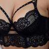 Sexy European and American Temptation Thin Lace Bra Set with Steel Support Women's Underwear Set
