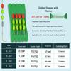 Golden Sleeve Akita Fox Stream Three-Bead Float for Small Fish: Crucian Carp, Rockfish, Minnow, Seven-Star Float Fishing Line Set