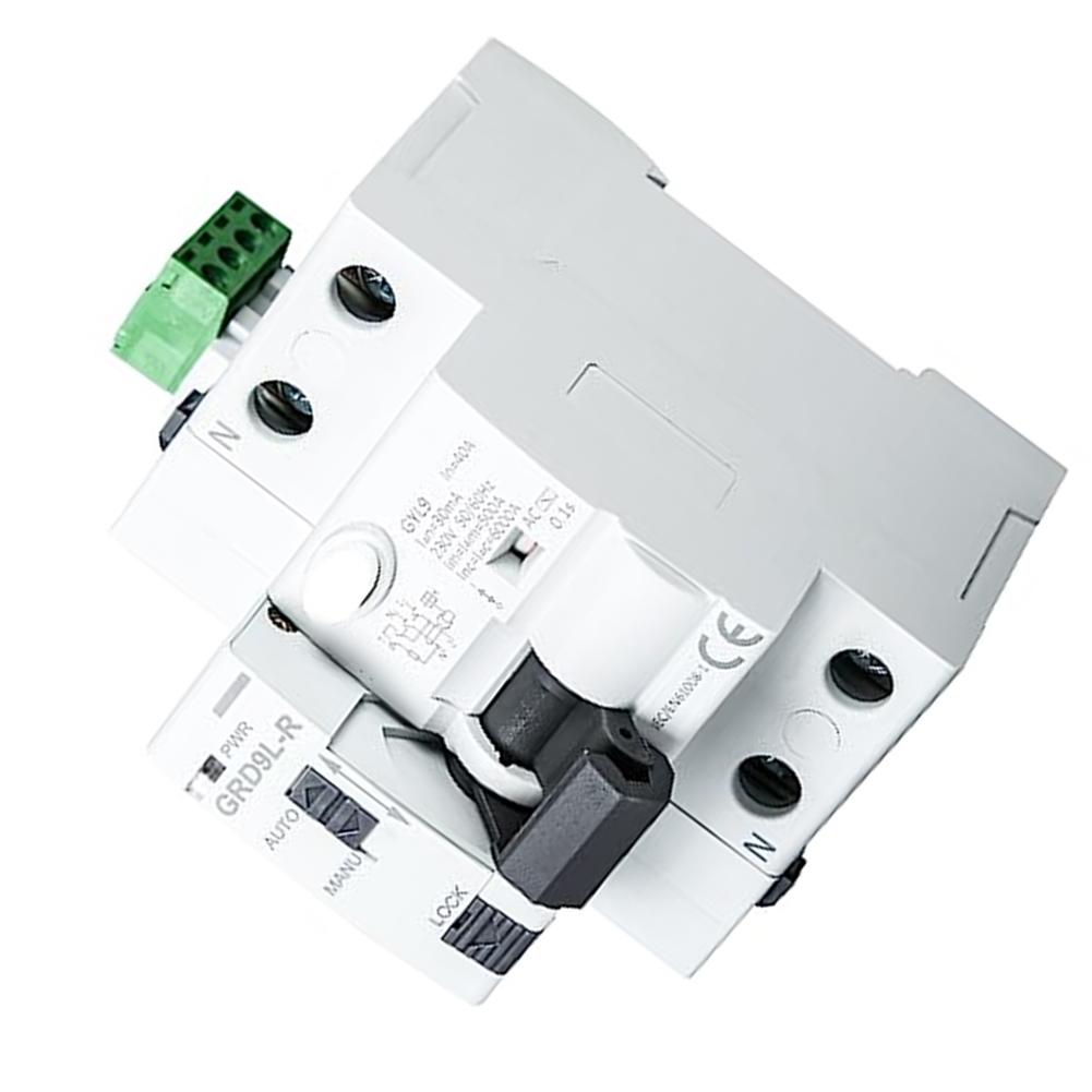 Automatic Reset Circuit Breaker 63A 30mA Differential Switch with Manual/Automatic Selection for Electrical Safety