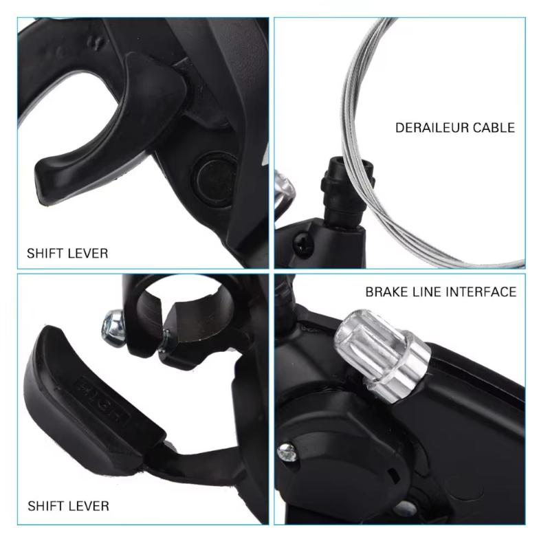 3x7, 21 viteze, manete de schimbător de viteze pentru bicicletă, frână, mâner cu disc, manete de frână, cu cablu de schimbare, accesorii pentru bicicletă pentru bicicletă de drum MTB