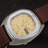 USED VINTAGE SEIKO 5 AUTOMATIC 7009A JAPAN MENS D/D BEIGE WATCH 550l-a298046-9 SKU550l-a298046