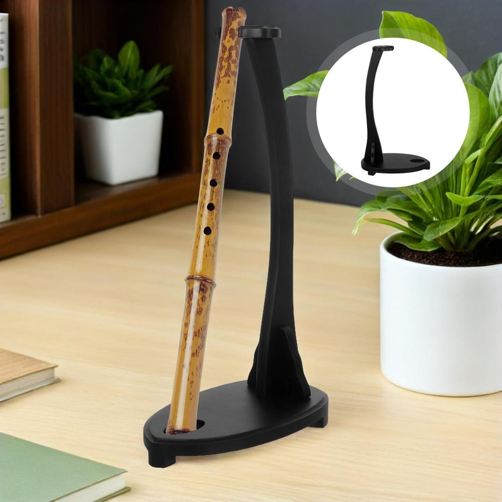 Alasum Instrument Stand for Flute, Clarinet, Erhu, Shinobue, and Other Wind Instruments - Tabletop Stand, Display, Storage Rack, Lightweight,