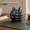 Dark Style Desk Accessory 3D Printed Snake Shape Pen Holder, Creative Desktop Organizer for Pencils Durable Colored Gel Pens Utility Knives,