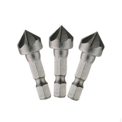 3Pcs Countersink Drill Direct Replaces Counterbore Small Hexagonal Handle for Metal