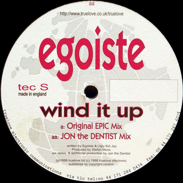 

12inch Record EGOIST - Wind It Up TECS TeC 1998 UK Dance & Electronica Used