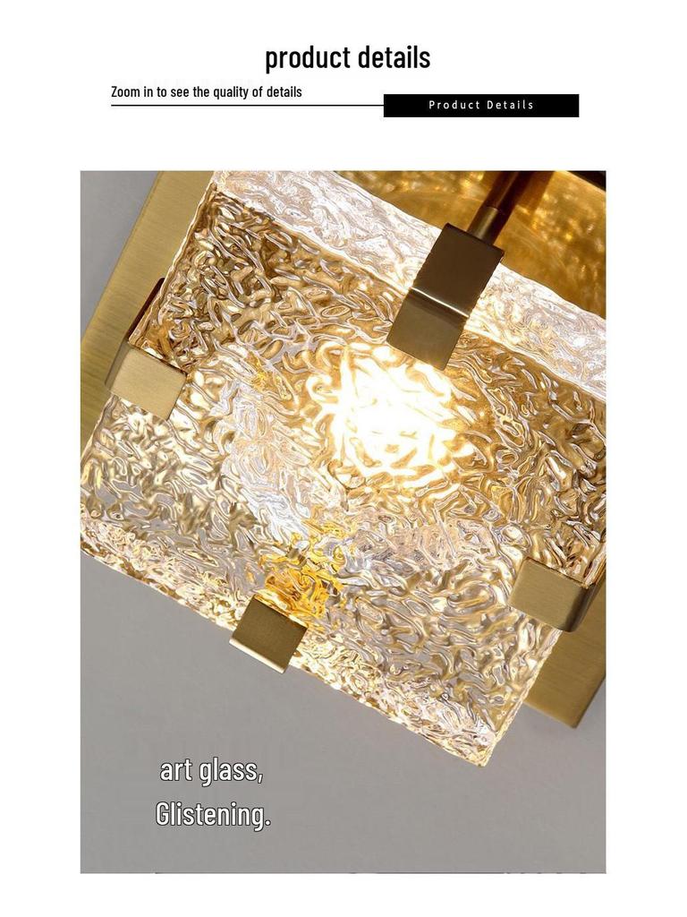 Amerykańska Luksusowa Designerska Lampa Sufitowa na Balkon, do Przedpokoju, Korytarza i Foyer