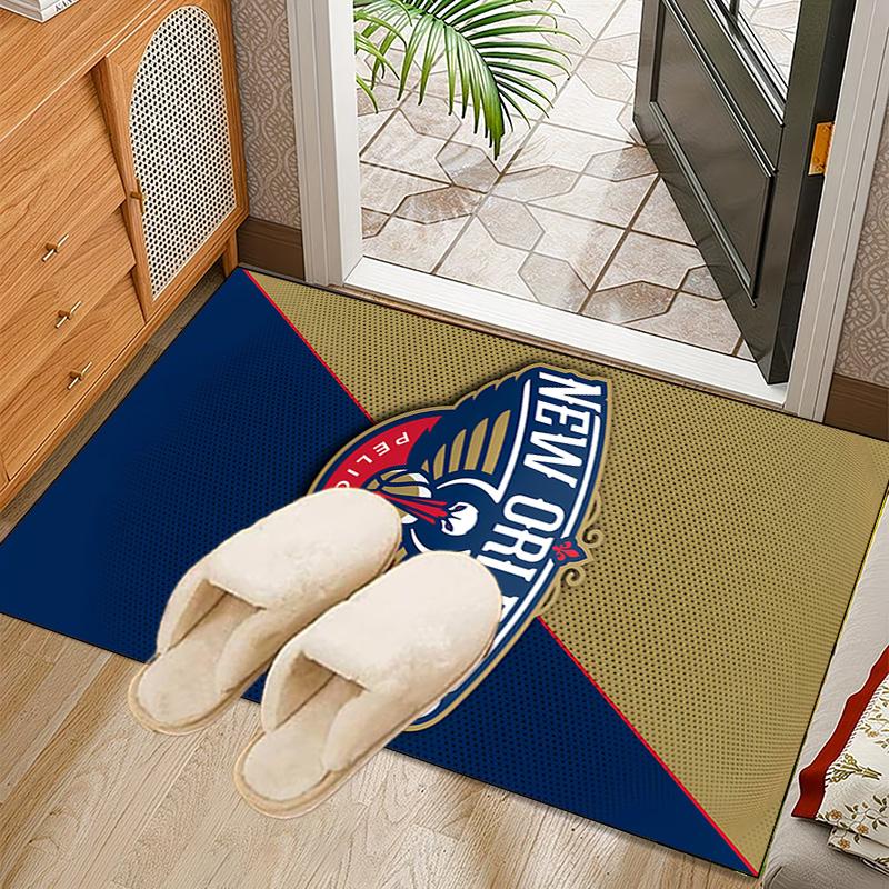 Pelicans Team Spirit Rug Office Carpet Non-Slip Mat, Chair Rug Floor Covering for Gaming, Bedroom, Living Room , Home Decor Christmas Gift