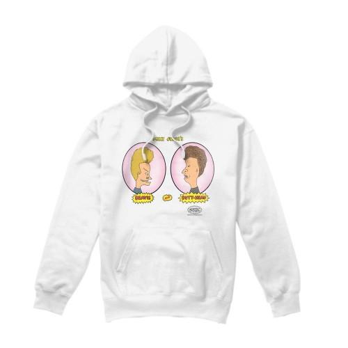 Beavis & Butthead Mens Heads In Ovals Hoodie