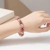 Vintage Hollow Out Flower Bracelet Traditional Women's Wrist Jewelry Filigree Enamel Bangle  Party