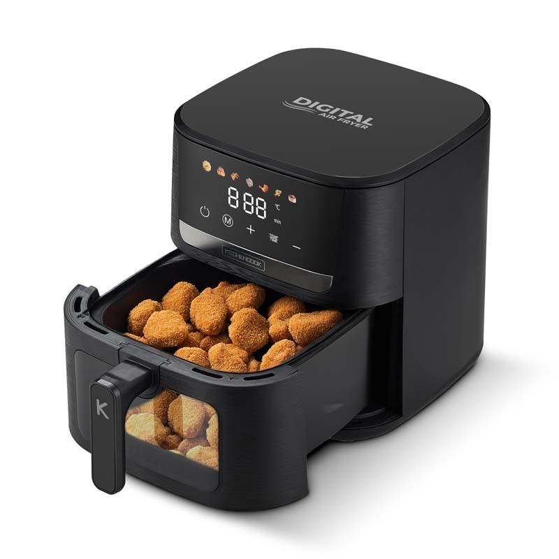 Kitchencook - Airmed 7w - Friteuse à Air 7l Avec Fenêtre - 7 Programmes - 1600w