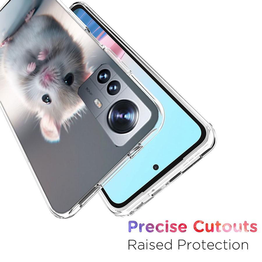 Cute Hamster Phone Case For Redmi Note 13 Pro Plus 14 Pro+ 12S 12 11S 11T 11E 11 10S 10 9S 9 Xiaomi Capa TPU
