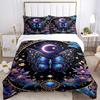 3pcs Celestial Butterfly Print Duvet Cover Set, Cover For Bedroom Guest Room (1 Duvet Cover + 2 Pillowcase, Without Quilt),  Yy250922228