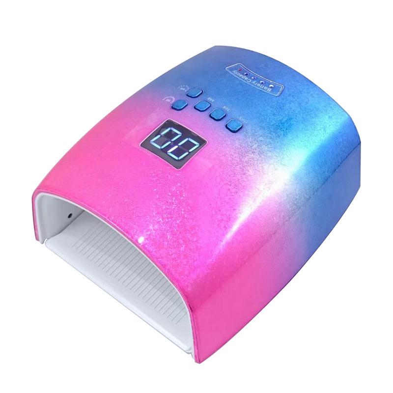 

Ice Flower Gradient UV Nail Lamp with Wireless Charging for Gel Polish