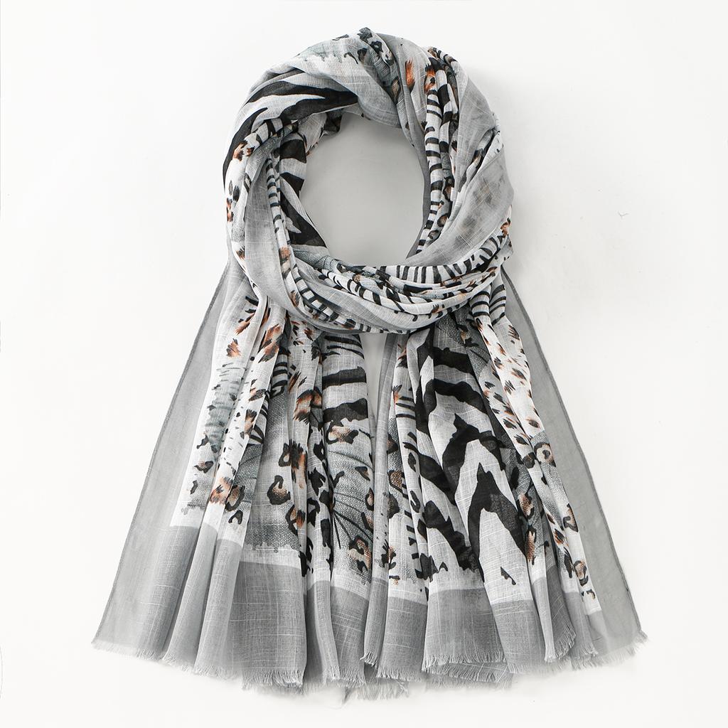 New Muslim Hijab For Woman Scarf Floral Printed Shawls Fashion Lightweight Long Headwraps Islam Turban Ladies Headband Scarves