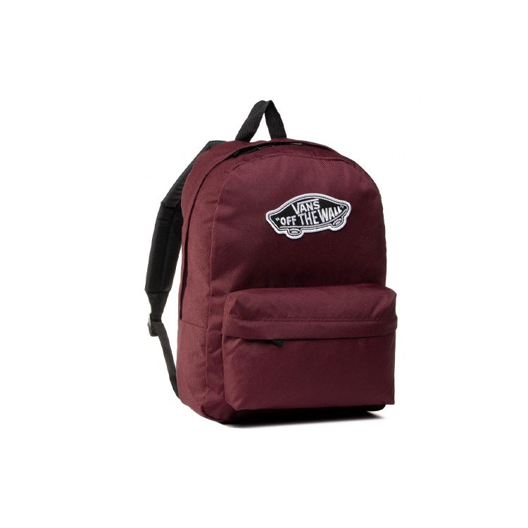 Vans Realm Backpack Fabric Backpack Unisex Backpacks Burgundy VN0A3UI64QU1 Burgundy