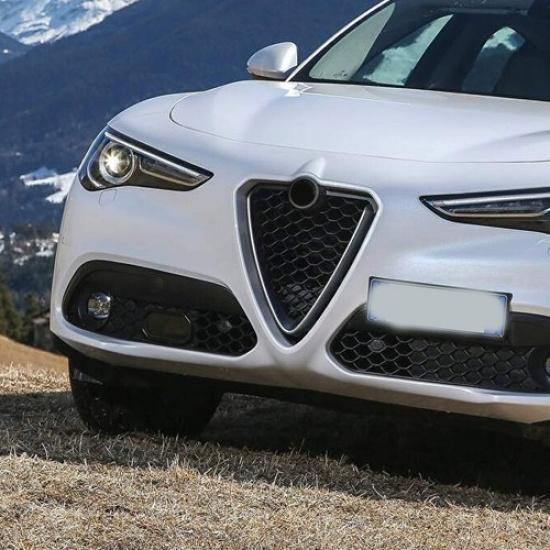 Fits 17-23 Alfa Romeo Stelvio Ornament Grille ACC Forward Radar Cover 156126159