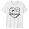 Herz Aus Birkenzweigen TShirt Woodland Nature Birthday Gift For Him And Her