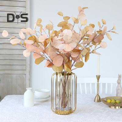 Artificial Eucalyptus Flowers Decorative Wedding Embellishment Faux Silk Flower DIY Wreath Imitation Plants Leaves