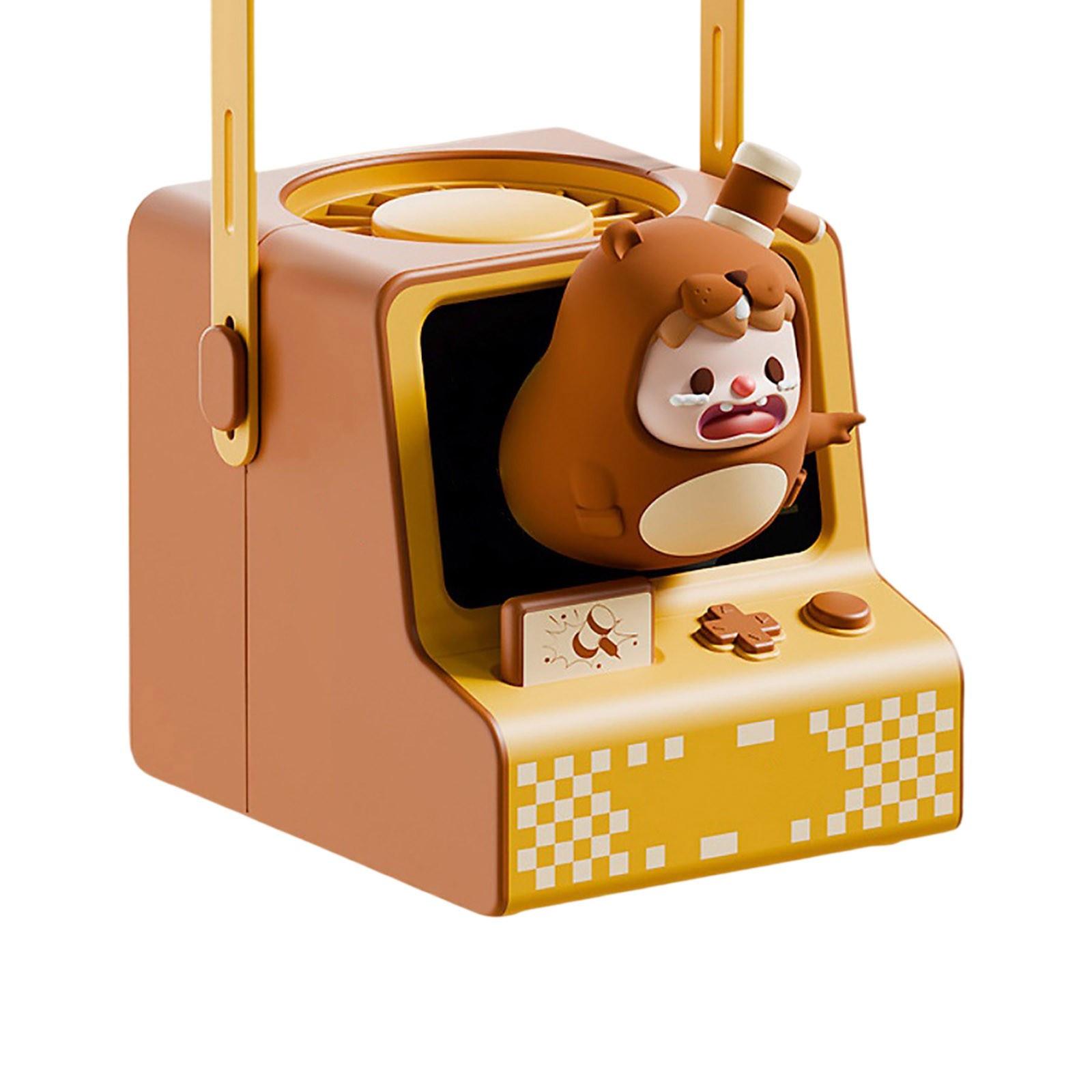 

Креативная мультяшная шляпа безлопастной вентилятор ультралегкий вентилятор на шнурке One Size