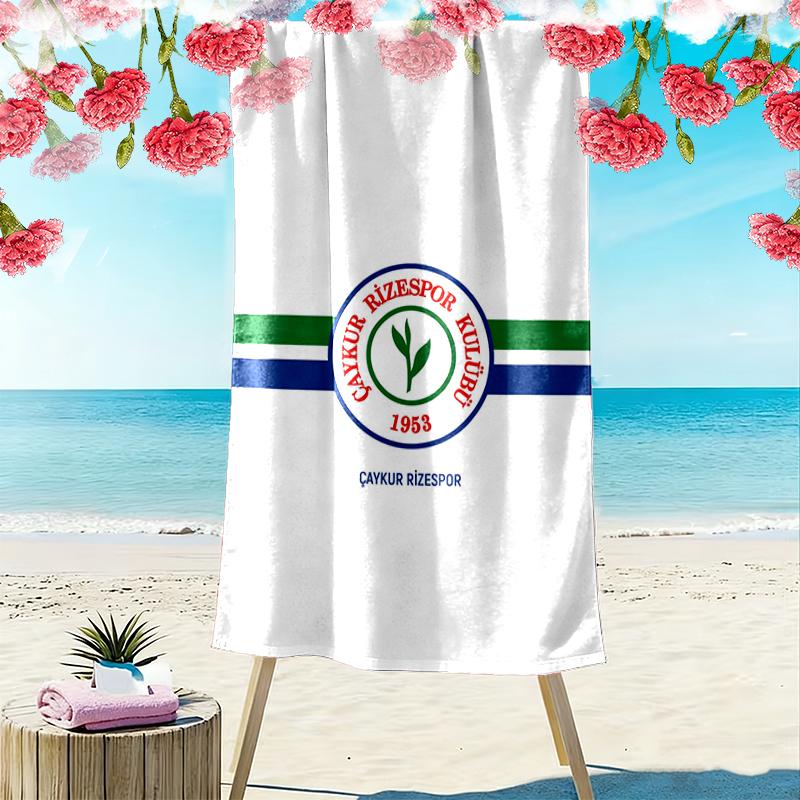 Caykur Rizespor Print Beach Towel Large Soft Quick Dry Towel For Beach Camping Swimming