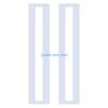 B0KB Parking Lot Line Stencil Template Efficient Portable Road Marking Tool Enduring