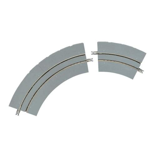 

TOMIX N Gauge Wide Tram Super Mini Curved Rail C103-WT F 30 and 60 Curved Rails, Set of 2, 1795, Model Railroad Supplies