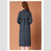 Knitted Dress for Women Loose Mid-length Sweater Long-sleeved Casual Sweater Dress for Autumn and Winter