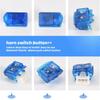 yixue Motorcycle Horn Switch Button, Turn Signal Switch Button, Start Button, for AF27AF28AF34AF35, Blue