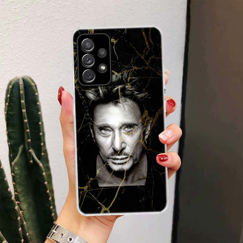 Johnny Hallyday Music Phone Case for Samsung Galaxy A17 A16 A15 A14 A13 A57 A56 A55 A54 A53 A37 A36 A35 A34 A33 A26 A25 A24 A23