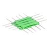 30PCS Double Sided Crochet Hook Electroplating Double End Crochet Needles Ergonomic Handle Knitting