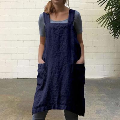 Stilvolle, waschbare Kochschürze in 6 Farben, praktisch, lichtecht, für Damen, Garten, für Restaurant